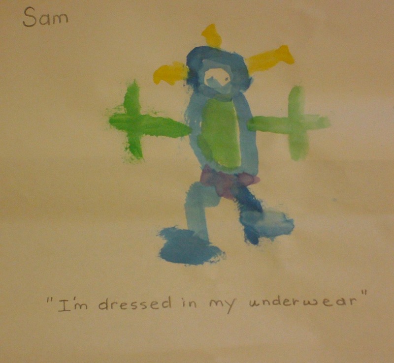 Sam Morris, "I'm dressed in my underwear"