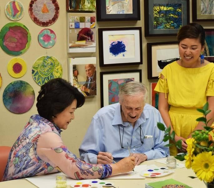 Iona Senior Services Art Therapy Program Hosts First Lady of South Korea