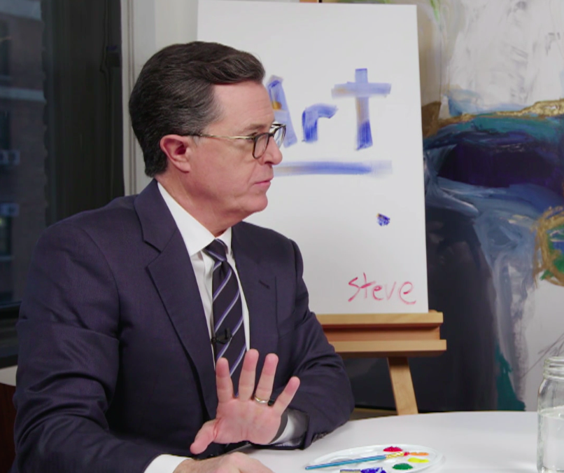Late Show with Stephen Colbert Auctioning Art to Support the AATA