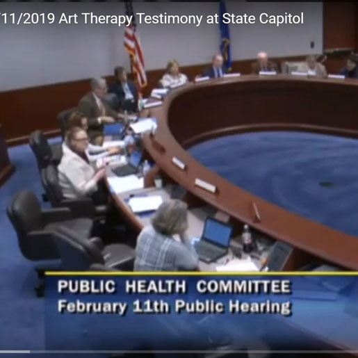 Watch Art Therapists Testify in Connecticut! Plus New Licensure Bill Introduced in Iowa