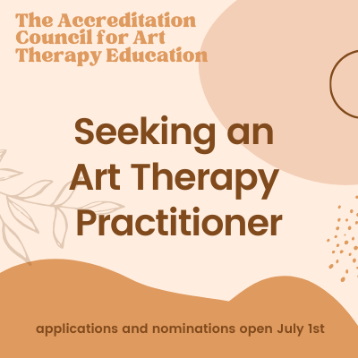 ACATE Council Position Open July 1 for an Art Therapy Practitioner
