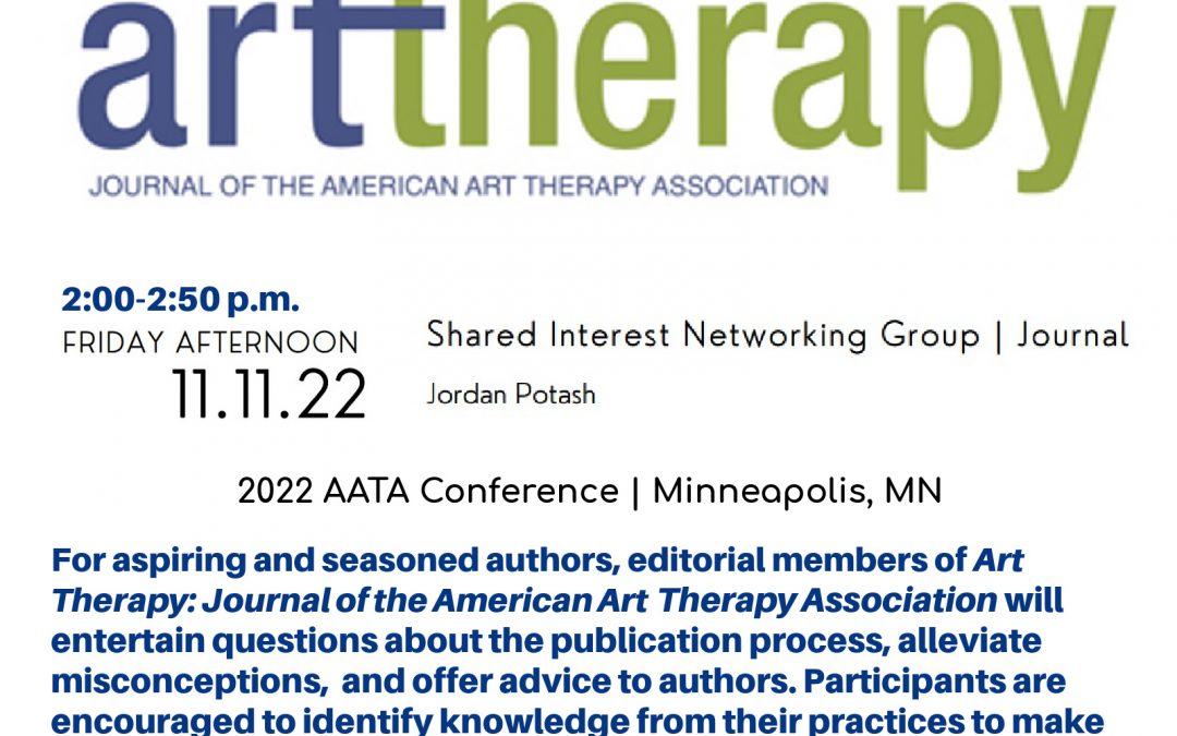 Join the Journal Shared Interest Group at the AATA In-Person Conference!