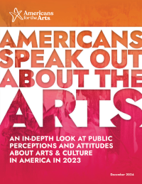 New Americans for the Arts Survey Shows How Important the Arts are to People’s Lives and Communities