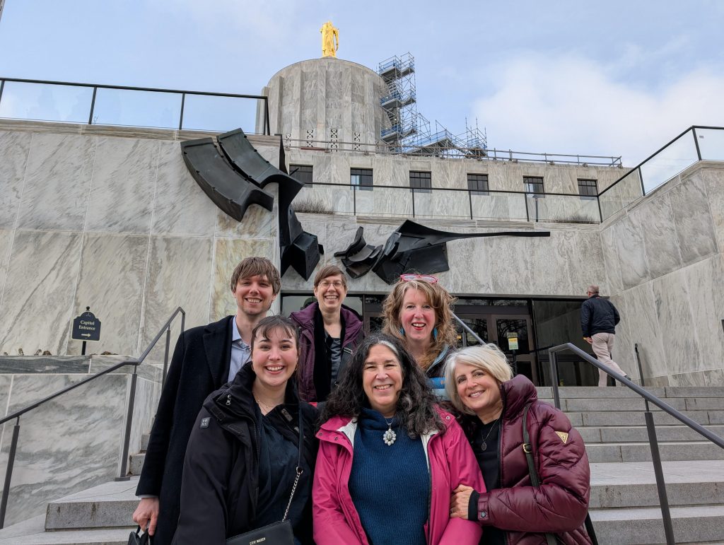 Oregon advocates at Salem Capitol HB3761 2025