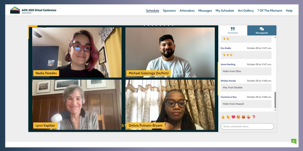 AATA2025 virtual conference