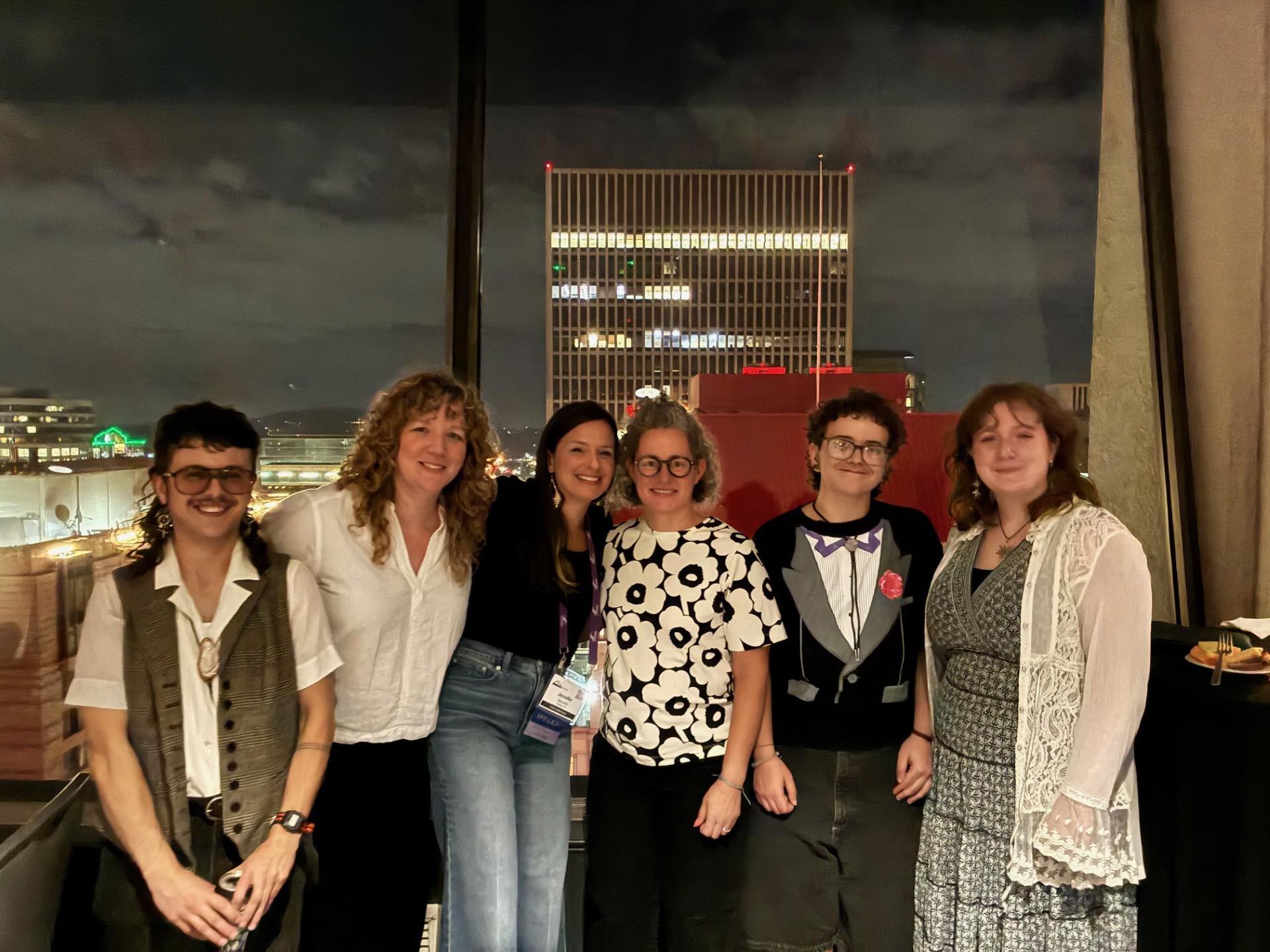 AATA2025 conference closing reception -1 Syracuse students