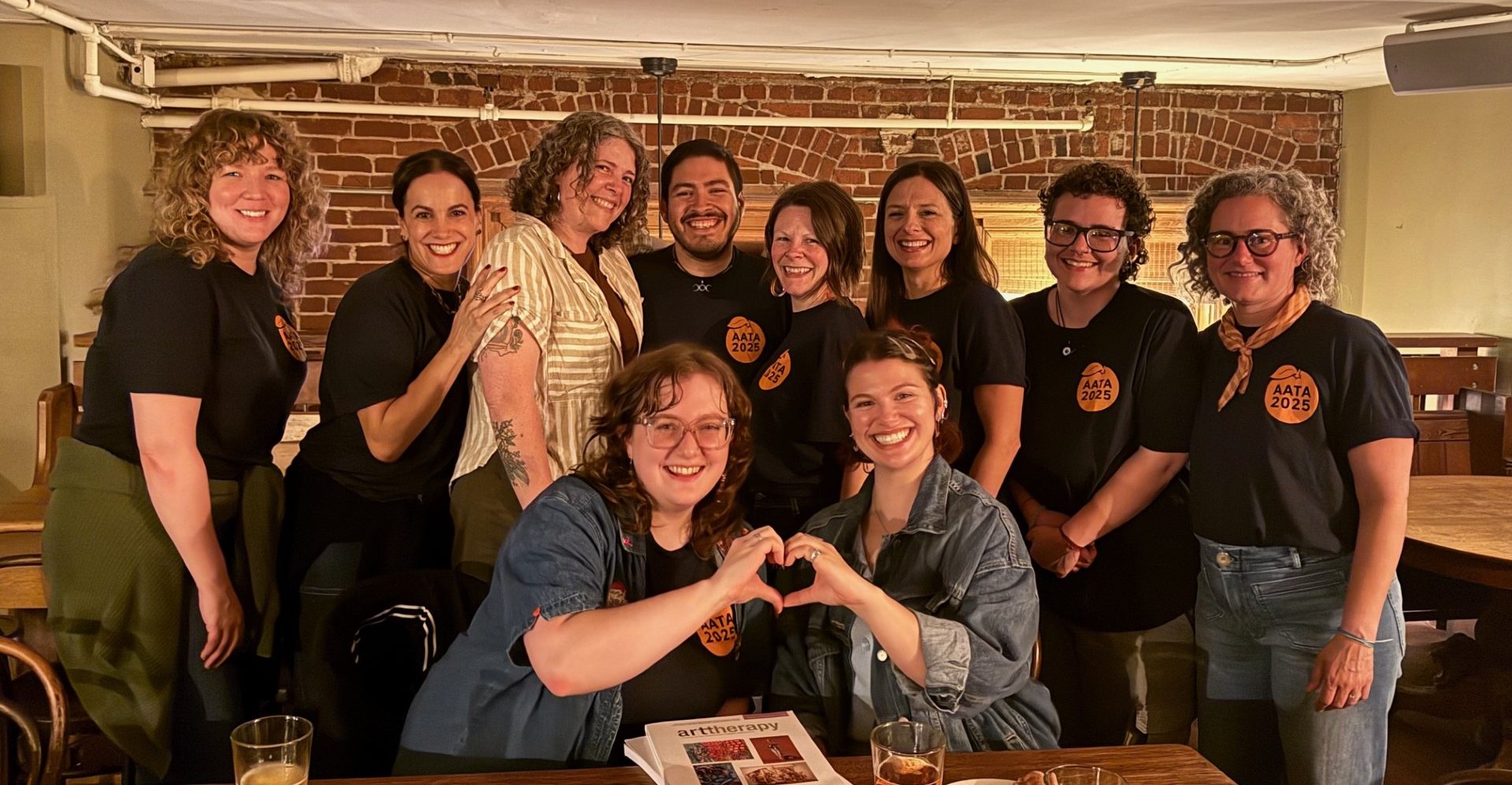 AATA2025 conference group - Syracuse students