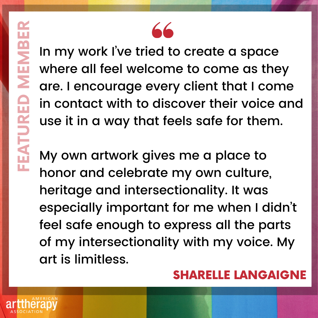 Pride Month quote from Sharelle Langaigne